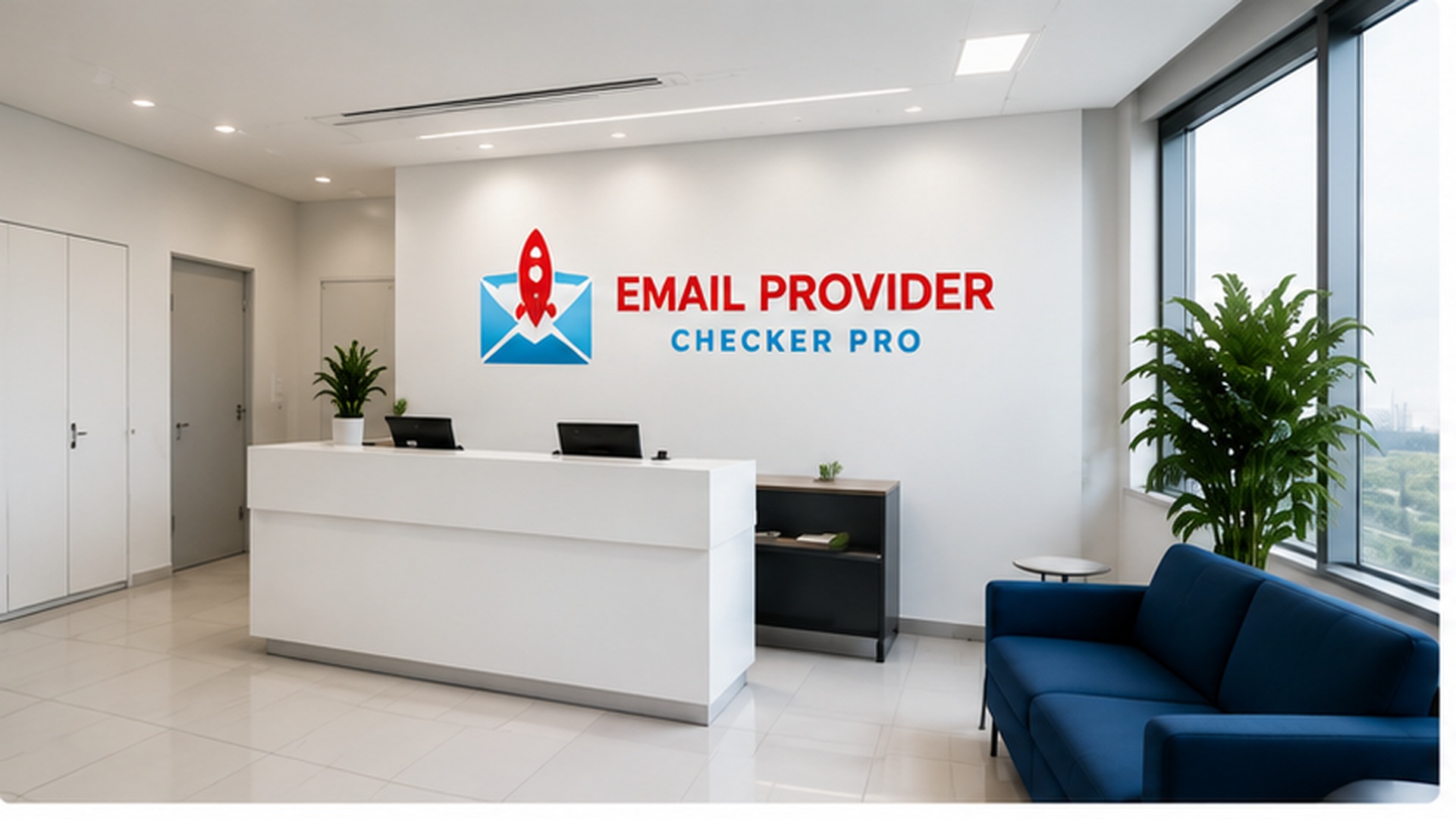 Email Provider Checker Pro reception area